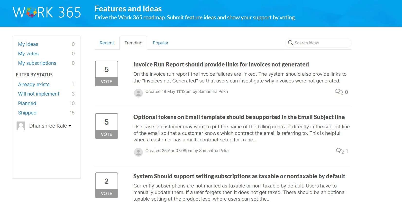 Ideas